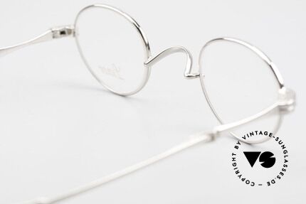 Lunor I 03 Telescopic Slide Temples Eyeglasses PP, this precious vintage Lunor frame is PLATINUM-PLATED, Made for Men and Women