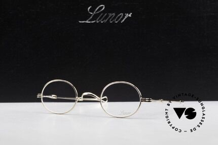 Lunor I 10 Telescopic Lunor Glasses Oval Slide Temple, Size: small, Made for Men and Women