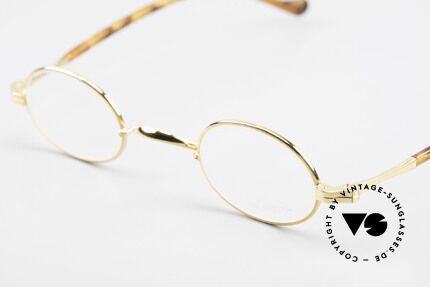 Lunor II A 04 XS Eyeglasses Oval Gold Plated, noble, classy, timeless = a genuine LUNOR ORIGINAL!, Made for Men and Women