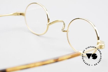 Lunor II A 04 XS Eyeglasses Oval Gold Plated, Size: extra small, Made for Men and Women