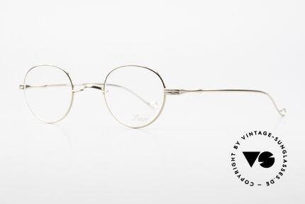 Lunor II 22 Rare Eyeglasses Gold Plated, plain design with a W-shaped bridge, GOLD-PLATED, Made for Men and Women