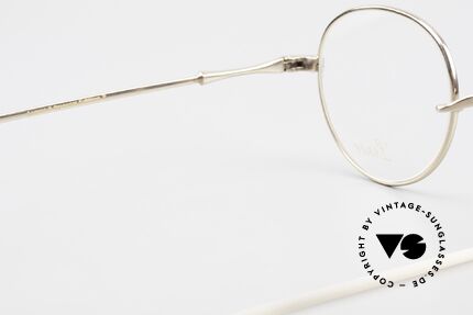 Lunor II 22 Rare Eyeglasses Gold Plated, this quality frame can be glazed optionally, size 45/26, Made for Men and Women