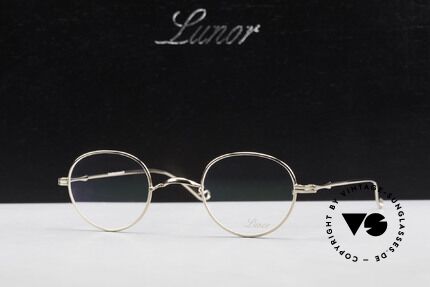 Lunor II 22 Rare Eyeglasses Gold Plated, Size: medium, Made for Men and Women