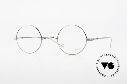 Lunor II 23 Limited Edition Antique Gold, round Lunor eyeglasses of the old "LUNOR II" series, Made for Men and Women