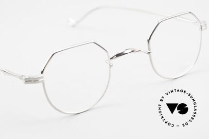 Lunor II 18 Square Panto Eyeglasses Metal, unworn rarity for all lovers of quality from the late 90s, Made for Men and Women