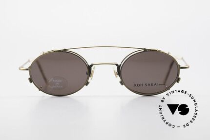 Koh Sakai KS9711 Vintage Glasses Oval Clip On, Koh Sakai, BADA and OKIO have been one distribution, Made for Men and Women