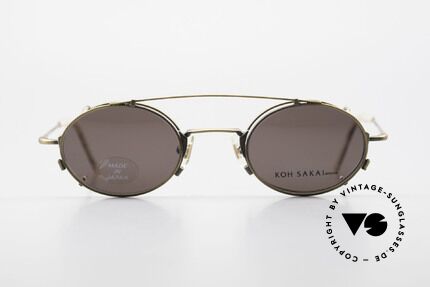 Koh Sakai KS9711 Vintage Glasses Oval Clip On, Koh Sakai, BADA and OKIO have been one distribution, Made for Men and Women