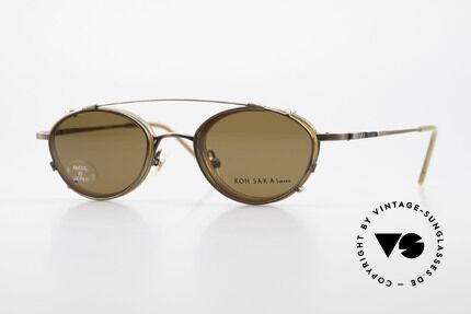 Koh Sakai KS9832 Vintage Glasses With Clip On Details