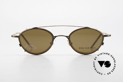 Koh Sakai KS9832 Vintage Glasses With Clip On, Koh Sakai, BADA and OKIO have been one distribution, Made for Men and Women