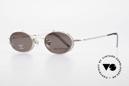 Koh Sakai KS9781 Vintage Metal Glasses Clip On, 1997 designed in Los Angeles; produced in Sabae (Japan), Made for Men and Women