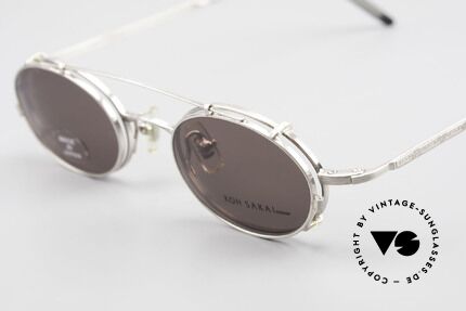 Koh Sakai KS9781 Vintage Metal Glasses Clip On, made in the same factory like Oliver Peoples & Eyevan, Made for Men and Women