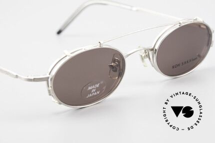 Koh Sakai KS9781 Vintage Metal Glasses Clip On, unworn, NOS (like all our old L.A.+ Sabae eyeglasses), Made for Men and Women