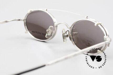 Koh Sakai KS9781 Vintage Metal Glasses Clip On, Size: small, Made for Men and Women