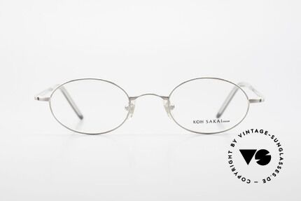 Koh Sakai KS9781 Vintage Metal Glasses Clip On, Size: small, Made for Men and Women