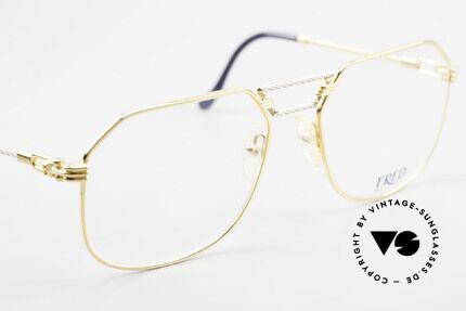 Fred Cap Horn - L Rare Luxury Eyeglasses 80's, precious bicolor edition, Platinum and 23ct gold-plated, Made for Men