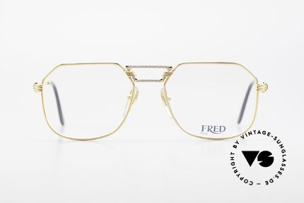Fred Cap Horn - M Rare 80's Luxury Eyeglasses, marine design (distinctive FRED) in high-end quality, Made for Men