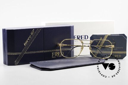 Fred Cap Horn - M Rare 80's Luxury Eyeglasses, unworn rarity incl. original case and packing; VERTU!, Made for Men