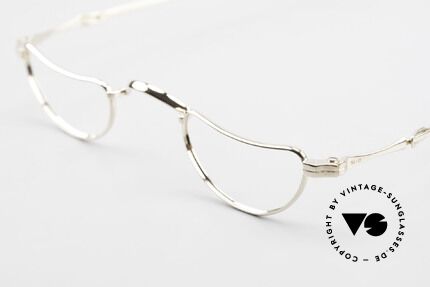 Lunor Goldbrille Solid Gold Glasses 16ct Frame, pure LUXURY eyeglasses with legendary slide temples, Made for Men and Women
