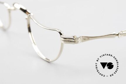 Lunor Goldbrille Solid Gold Glasses 16ct Frame, Lunor company history (only 100pcs were made in 1991), Made for Men and Women