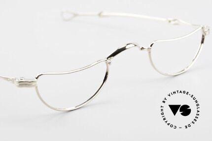 Lunor Goldbrille Solid Gold Glasses 16ct Frame, unworn ORIGINAL from 1991 (for all lovers of quality), Made for Men and Women