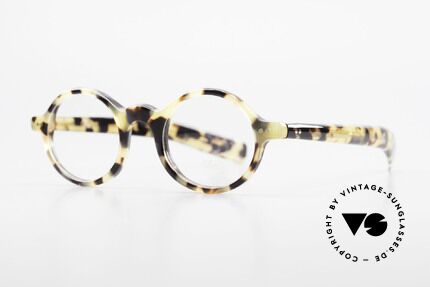 Lunor A52 Oval Lunor Glasses Acetate, oval frame with a stylish "TOKYO TORTOISE" pattern, Made for Men and Women