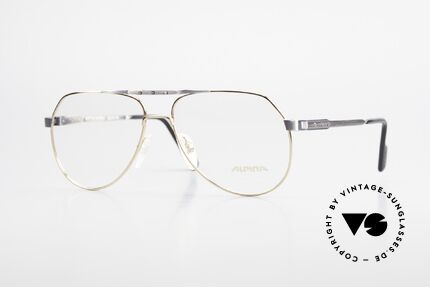 Alpina M1F770 Vintage Glasses Aviator Style Details