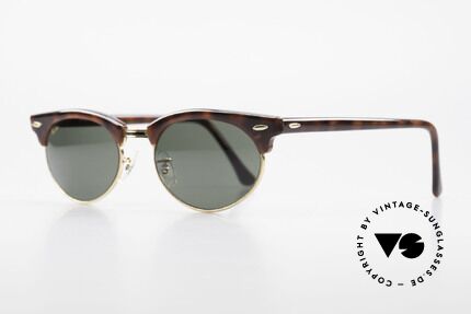 Ray Ban Clubmaster Oval 80's Bausch & Lomb Original, Bausch&Lomb G15 quality lenses; 100% UV prot., Made for Men and Women