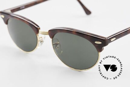 Ray Ban Clubmaster Oval 80's Bausch & Lomb Original, NO RETRO sunglasses, but a 30 years old RARITY, Made for Men and Women