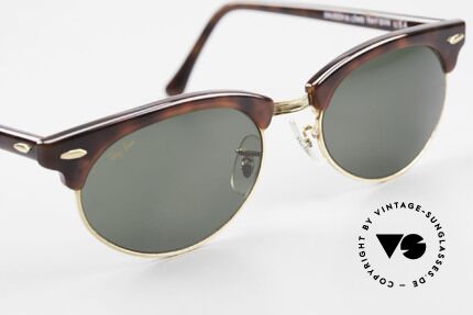 Ray Ban Clubmaster Oval 80's Bausch & Lomb Original, orig. name: Clubmaster Oval, W1264, G-15, 54x19, Made for Men and Women