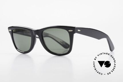 Ray Ban Wayfarer I Blues Brothers Sunglasses 80s, movie 'Blues Brothers, 1980) - timeless classic!, Made for Men and Women
