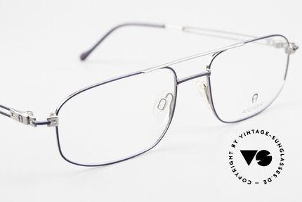 Aigner EA9111 90's Men's Eyeglasses Metal, DEMO lenses can be replaced optionally (optical / sun), Made for Men