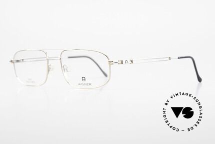 Aigner EA9111 90's Men's Frame Gold Plated, top-notch quality and very pleasant to wear; lightweight, Made for Men