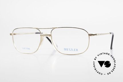 Metzler 1714 Classic Men's Glasses Titan Details