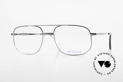 Metzler 7538 Metal Frame With Saddle Bridge, Metzler eyeglasses 7538, col 519, size 56/18, 140, Made for Men