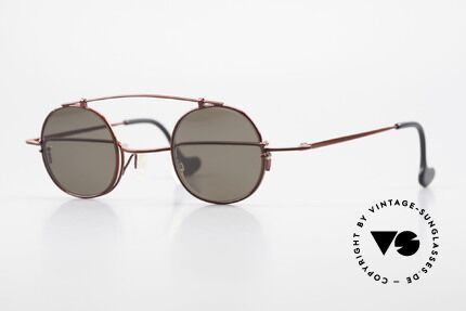 Theo Belgium Gordon Clip On Reading Glasses Details