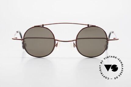 Theo Belgium Gordon Reading Glasses With Clip On, classic reading glasses with round-shaped CLIP-ON!, Made for Men and Women
