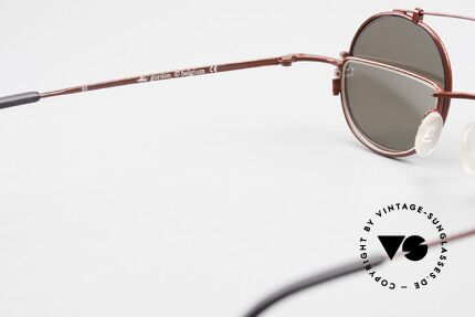 Theo Belgium Gordon Reading Glasses With Clip On, NO RETRO eyewear, but an over 20 years old ORIGINAL, Made for Men and Women