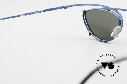 Theo Belgium Rhum Designer Glasses With Clip On, NO RETRO eyewear, but an over 20 years old ORIGINAL, Made for Men and Women