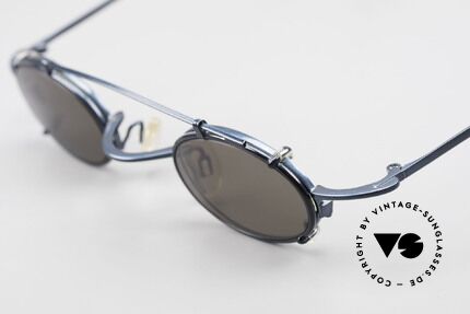 Theo Belgium Peter Oval Eyeglasses With Clip On, Theo creations are 'opposite pole' to the 'mainstream', Made for Men and Women