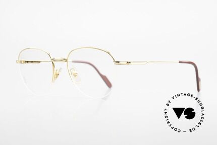 Cartier Colisee Round Luxury Eyeglasses 90's, luxury Cartier half-frame, -lightweight and flexible, Made for Men and Women