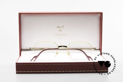 Cartier Colisee Round Luxury Eyeglasses 90's, NO retro eyeglasses; an old original from app. 1995!, Made for Men and Women