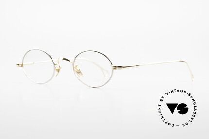 Lunor V 100 Oval Vintage Glasses Bicolor, model V100: oval eyeglass-frame, full rim (unisex specs), Made for Men and Women