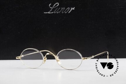 Lunor V 100 Oval Vintage Glasses Bicolor, Size: medium, Made for Men and Women