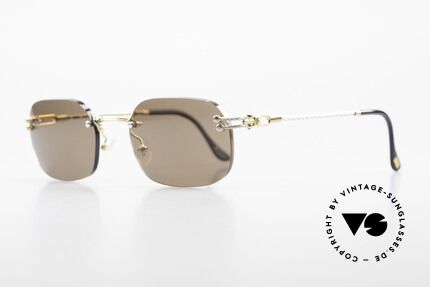 Fred Orcade Rimless Luxury Sunglasses 90s, Orcades = the ancient name of the Orkney Islands (UK), Made for Men