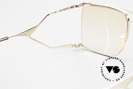 Neostyle Nautic 6 80's Miami Vice Sunglasses, orange-gradient sun lenses (also wearable at night), Made for Men