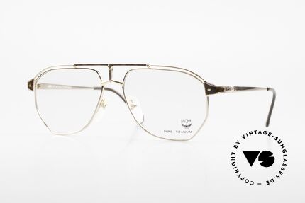 MCM München 6 XL 90's Luxury Vintage Glasses, extra large designer glasses by MCM of the early 90's, Made for Men