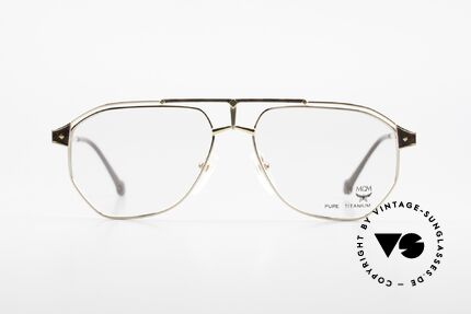 MCM München 6 XL 90's Luxury Vintage Glasses, modified aviator design (150mm frame width) = XXL, Made for Men