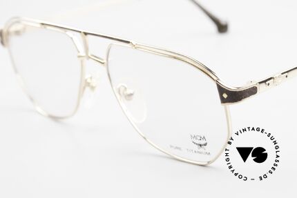 MCM München 6 XL 90's Luxury Vintage Glasses, precious frame with serial number & 1st class quality, Made for Men