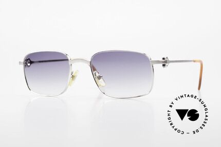 Cartier Temper Luxury Frame With Chanel Case, rare CARTIER vintage luxury sunglasses from 1999, Made for Men