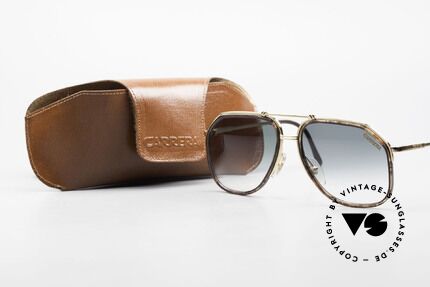 Carrera 5370 Classic Vintage Sunglasses, green-gradient Carrera lenses (100% UV protection), Made for Men
